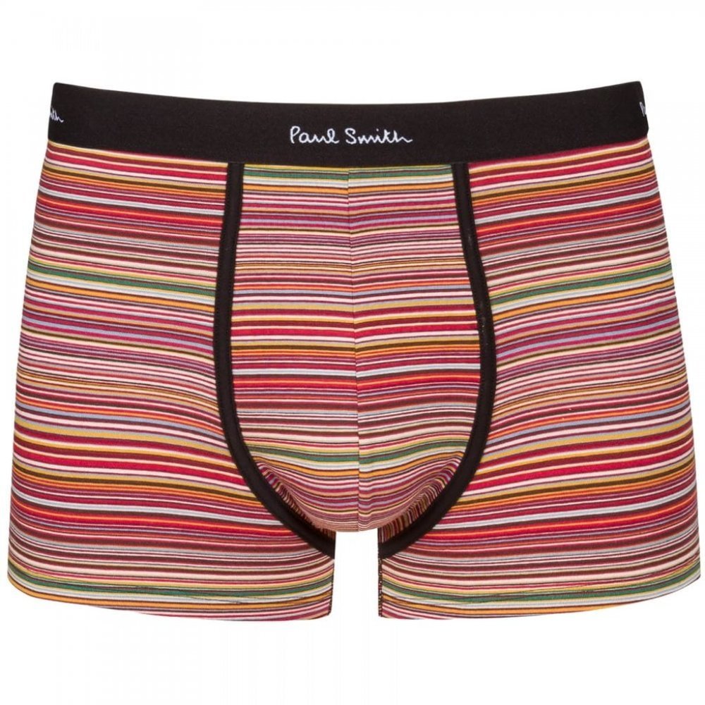 Paul  Smith Red Multi Stripe Boxer Brief